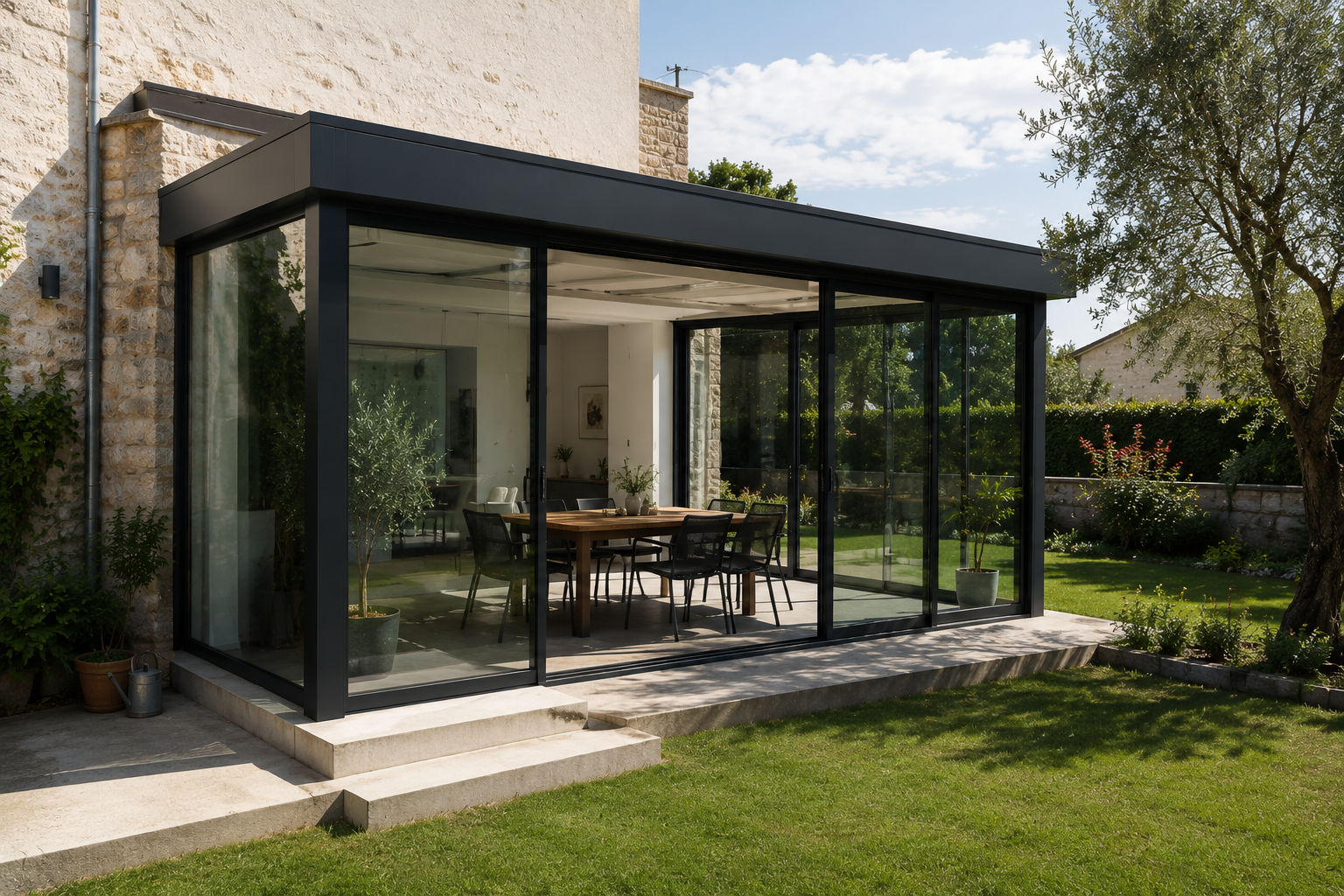 Extension vitrée