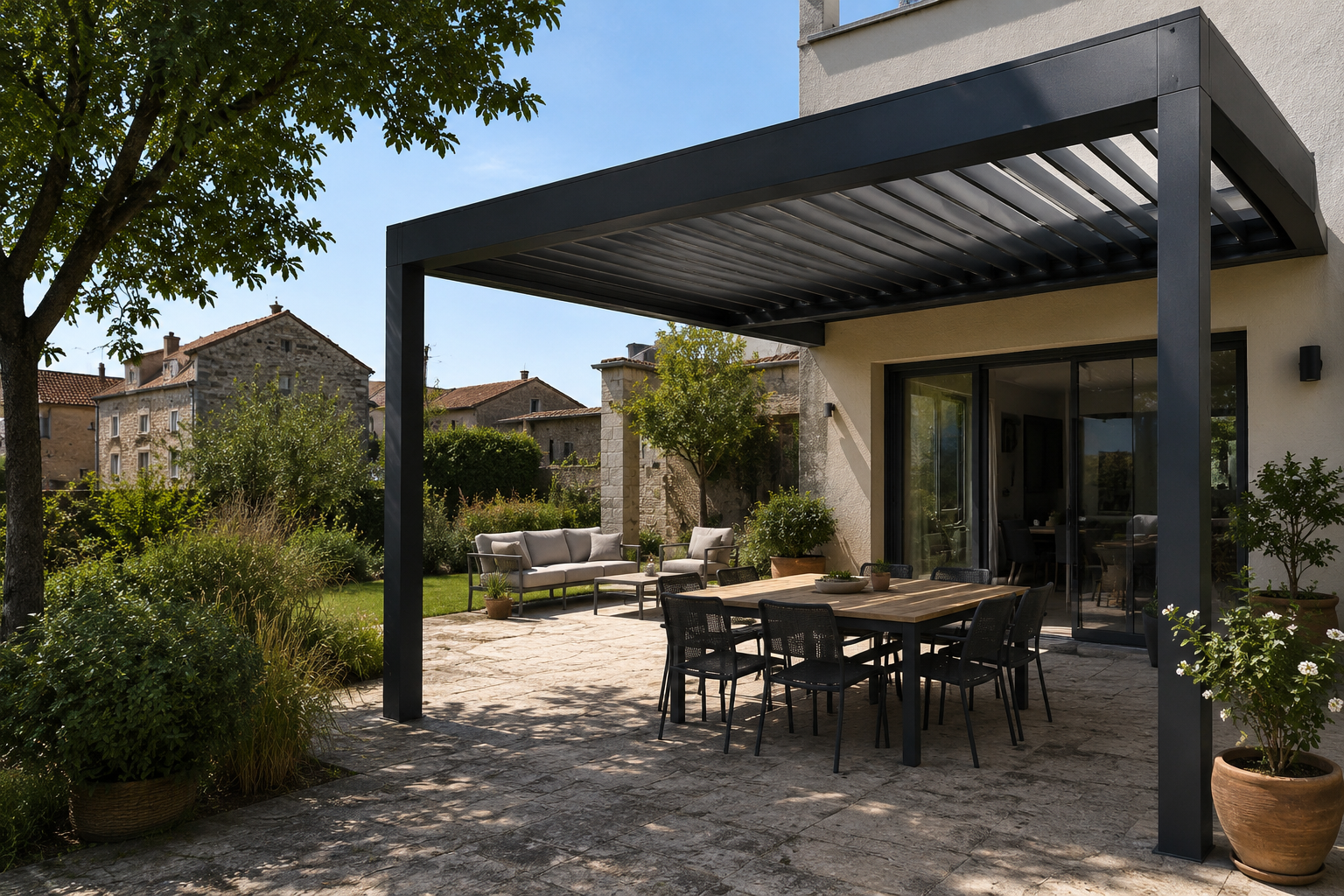 Terrasse bioclimatique